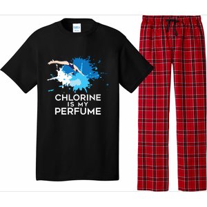 Chlorine Is My Perfume Swimming Great Gift Pajama Set