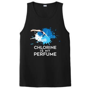 Chlorine Is My Perfume Swimming Great Gift PosiCharge Competitor Tank