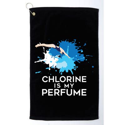 Chlorine Is My Perfume Swimming Great Gift Golf Towel