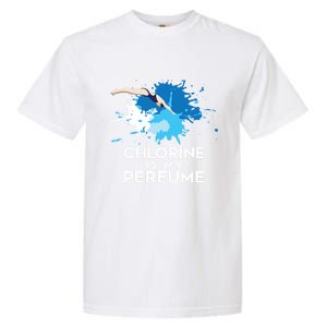 Chlorine Is My Perfume Swimming Great Gift Garment-Dyed Heavyweight T-Shirt