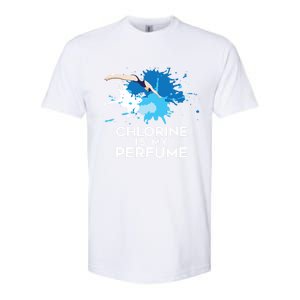 Chlorine Is My Perfume Swimming Great Gift Softstyle CVC T-Shirt