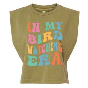 Cute In My Bird Watching Era Funny Birds Lovers Garment-Dyed Women's Muscle Tee