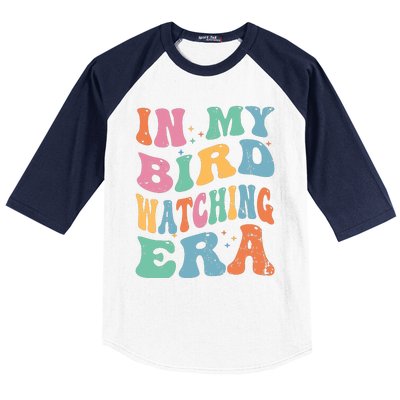 Cute In My Bird Watching Era Funny Birds Lovers Baseball Sleeve Shirt