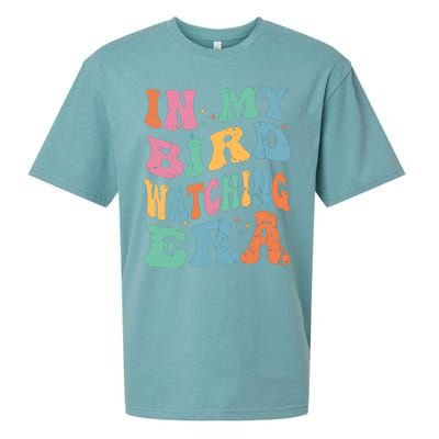 Cute In My Bird Watching Era Funny Birds Lovers Sueded Cloud Jersey T-Shirt