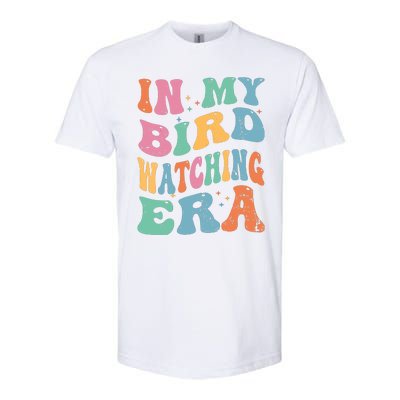 Cute In My Bird Watching Era Funny Birds Lovers Softstyle CVC T-Shirt