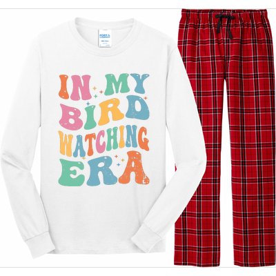 Cute In My Bird Watching Era Funny Birds Lovers Long Sleeve Pajama Set