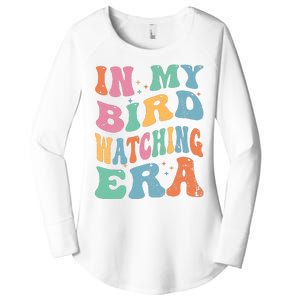 Cute In My Bird Watching Era Funny Birds Lovers Women's Perfect Tri Tunic Long Sleeve Shirt