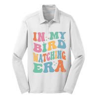 Cute In My Bird Watching Era Funny Birds Lovers Silk Touch Performance Long Sleeve Polo