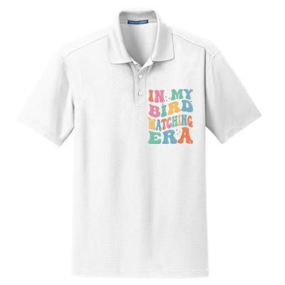 Cute In My Bird Watching Era Funny Birds Lovers Dry Zone Grid Polo