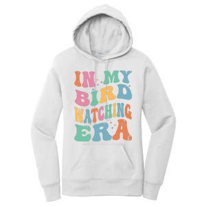 Cute In My Bird Watching Era Funny Birds Lovers Women's Pullover Hoodie