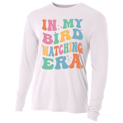 Cute In My Bird Watching Era Funny Birds Lovers Cooling Performance Long Sleeve Crew