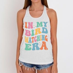 Cute In My Bird Watching Era Funny Birds Lovers Women's Knotted Racerback Tank