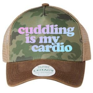 Cuddling Is My Cardio Valentine's Day Cuddling Gift Legacy Tie Dye Trucker Hat