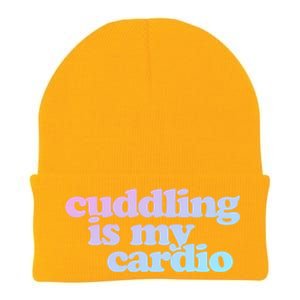 Cuddling Is My Cardio Valentine's Day Cuddling Gift Knit Cap Winter Beanie