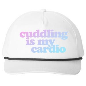 Cuddling Is My Cardio Valentine's Day Cuddling Gift Snapback Five-Panel Rope Hat