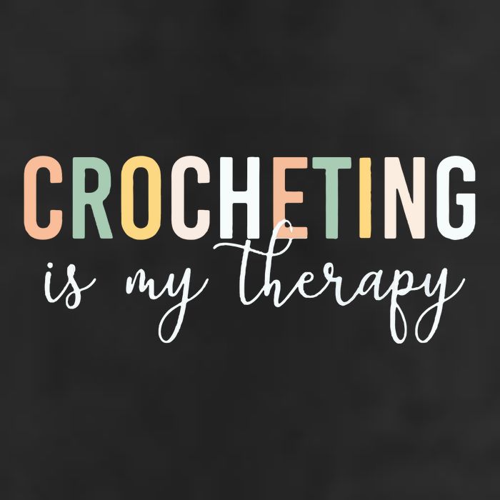 Crocheting Is My Therapy 11oz C Handle Ceramic Mug
