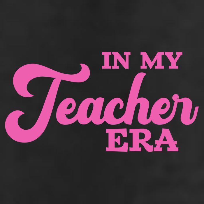 Cute In My Teacher Era School 7 Panel Mesh Trucker Snapback Hat