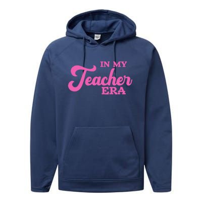 Cute In My Teacher Era School Performance Fleece Hoodie