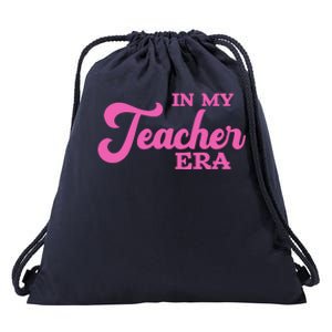 Cute In My Teacher Era School Drawstring Bag