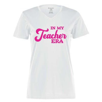 Cute In My Teacher Era School Women's Momentum V-Neck T-Shirt