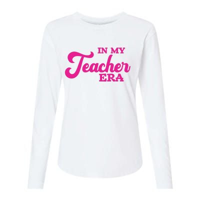 Cute In My Teacher Era School Womens Cotton Relaxed Long Sleeve T-Shirt