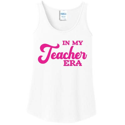 Cute In My Teacher Era School Ladies Essential Tank