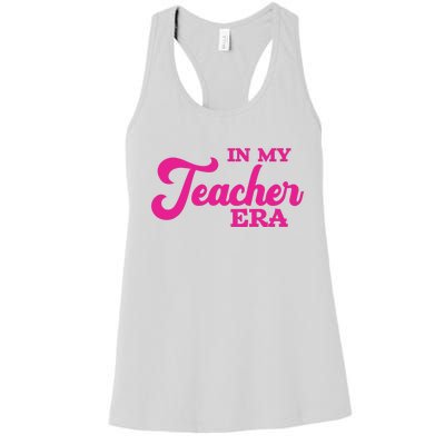 Cute In My Teacher Era School Women's Racerback Tank