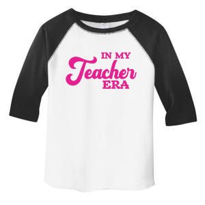 Cute In My Teacher Era School Toddler Fine Jersey T-Shirt