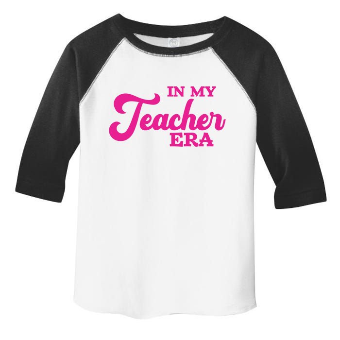 Cute In My Teacher Era School Toddler Fine Jersey T-Shirt