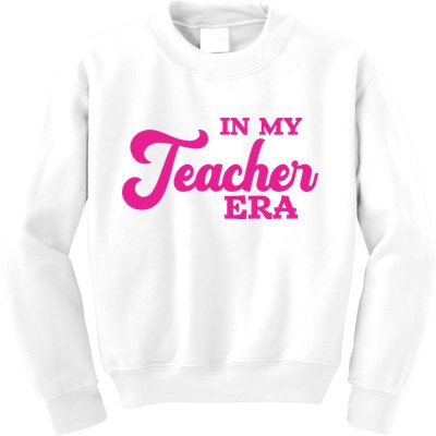 Cute In My Teacher Era School Kids Sweatshirt