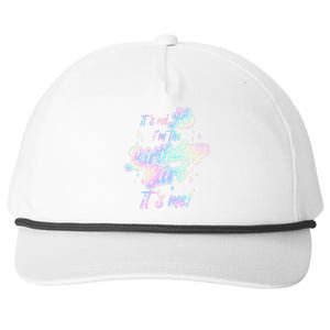 Cute Its Me Hi Im The Birthday Girl Its Me Snapback Five-Panel Rope Hat