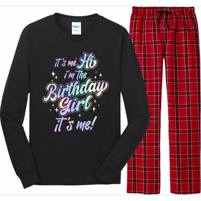 Cute Its Me Hi Im The Birthday Girl Its Me Long Sleeve Pajama Set