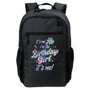 Cute Its Me Hi Im The Birthday Girl Its Me Daily Commute Backpack