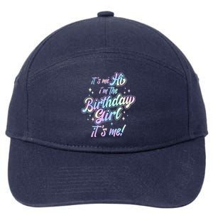 Cute Its Me Hi Im The Birthday Girl Its Me 7-Panel Snapback Hat