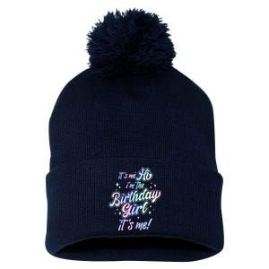 Cute Its Me Hi Im The Birthday Girl Its Me Pom Pom 12in Knit Beanie