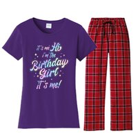 Cute Its Me Hi Im The Birthday Girl Its Me Women's Flannel Pajama Set