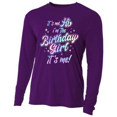 Cute Its Me Hi Im The Birthday Girl Its Me Cooling Performance Long Sleeve Crew