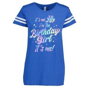 Cute Its Me Hi Im The Birthday Girl Its Me Enza Ladies Jersey Football T-Shirt