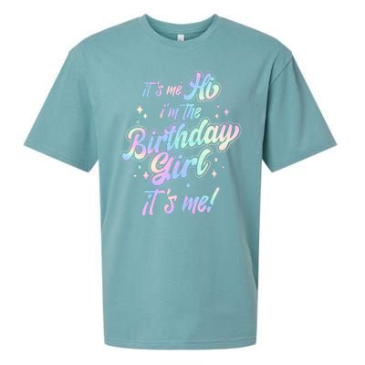 Cute Its Me Hi Im The Birthday Girl Its Me Sueded Cloud Jersey T-Shirt