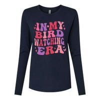 Cute In My Bird Watching Era Funny Birds Lovers Womens Cotton Relaxed Long Sleeve T-Shirt