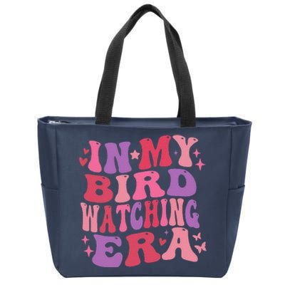 Cute In My Bird Watching Era Funny Birds Lovers Zip Tote Bag