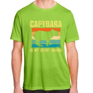 Capybara Is My Spirit Animal Capybara Adult ChromaSoft Performance T-Shirt