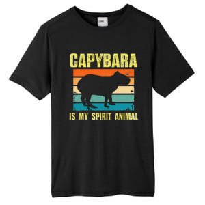 Capybara Is My Spirit Animal Capybara Tall Fusion ChromaSoft Performance T-Shirt