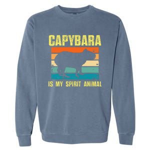 Capybara Is My Spirit Animal Capybara Garment-Dyed Sweatshirt