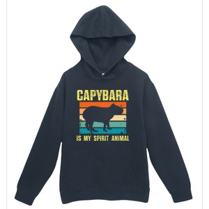 Capybara Is My Spirit Animal Capybara Urban Pullover Hoodie