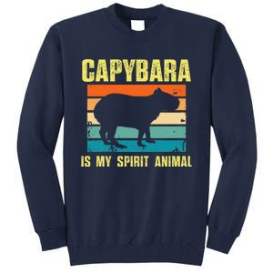 Capybara Is My Spirit Animal Capybara Tall Sweatshirt