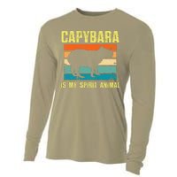 Capybara Is My Spirit Animal Capybara Cooling Performance Long Sleeve Crew