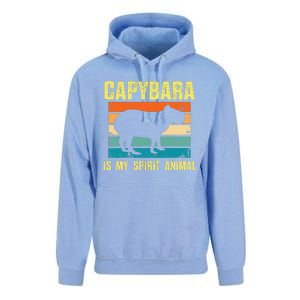 Capybara Is My Spirit Animal Capybara Unisex Surf Hoodie