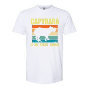 Capybara Is My Spirit Animal Capybara Softstyle CVC T-Shirt