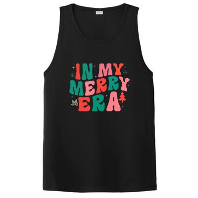 Christmas In My Merry Era Xmas Holiday Groovy Christmas Gift PosiCharge Competitor Tank